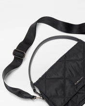 Load image into Gallery viewer, Black Madison Flap Crossbody
