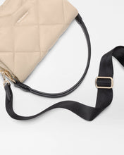 Load image into Gallery viewer, Buff/Black Madison Flap Crossbody
