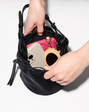 Load image into Gallery viewer, Black Waverly Bucket Bag
