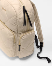 Load image into Gallery viewer, Buff/Black Madison Backpack
