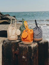 Load image into Gallery viewer, Buff Waverly Espadrille Bucket Bag
