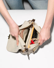 Load image into Gallery viewer, Sandy Linen Medium Crosby Lock Crossbody
