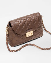 Load image into Gallery viewer, Walnut Brown Mini Crosby Lock Shoulder

