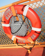 Load image into Gallery viewer, Black/White Gingham Small Sutton Deluxe

