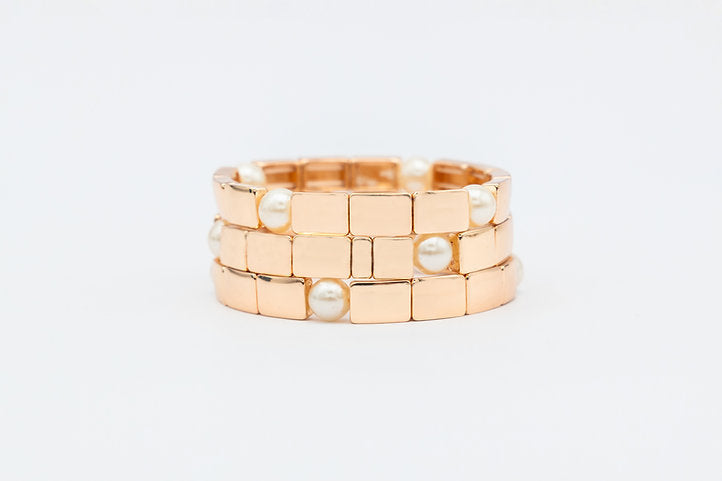 Mosaiko Bracelet Golden Pearll