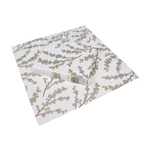 Load image into Gallery viewer, Berry Branches White/Silver Napkin Luncheon -20 Napkins
