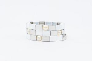 Mosaiko Bracelet Aspen Pearl