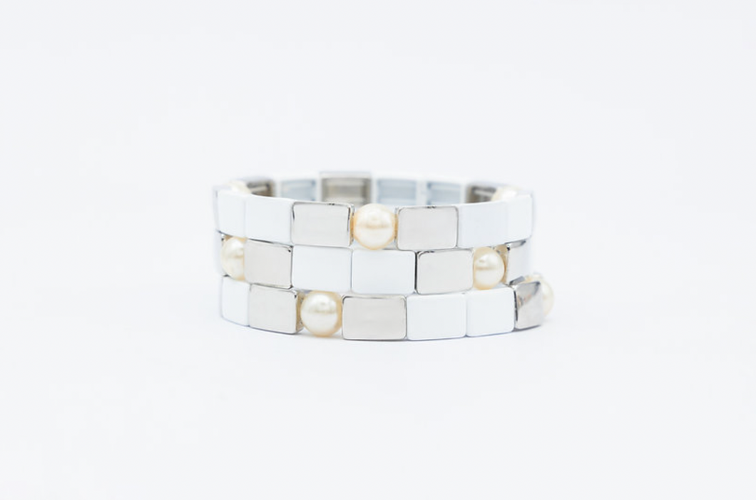 Mosaiko Bracelet Aspen Pearl