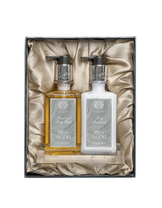 Acrylic Bath & Body Gift Set: Ironwood