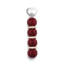 Load image into Gallery viewer, Cherry and Cappuccino Bobbin Bottle Opener
