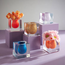 Load image into Gallery viewer, Bel Air Mini Scoop Vase Gold
