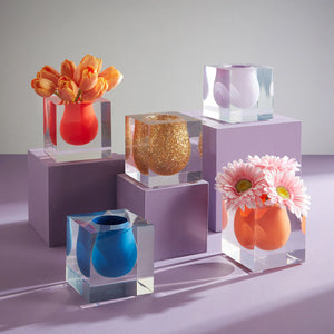 Bel Air Mini Scoop Vase Gold