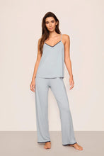 Load image into Gallery viewer, Frida TENCEL™ Modal Cami &amp; Pant PJ Set Gray Dawn/Navy
