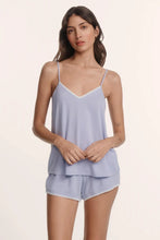 Load image into Gallery viewer, Frida TENCEL™ Modal Cami &amp; Shortie Short PJ Set Lavender Dusk/Ivory
