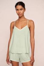 Load image into Gallery viewer, Frida TENCEL™ Cami &amp; Shortie Short PJ Set Mint Cream/Ivory
