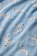 Load image into Gallery viewer, Gisele Printed TENCEL™ Modal Long PJ Set Dalmatian Faded Denim/Ivory
