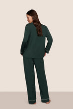 Load image into Gallery viewer, Gisele TENCEL™ Modal Long PJ Set Pine/Ivory
