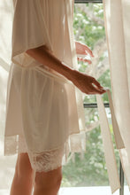 Load image into Gallery viewer, Rosalia TENCEL™ Modal Robe - Ivory
