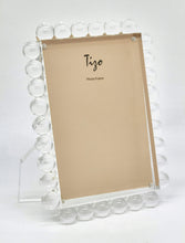 Load image into Gallery viewer, Acrylic Frame w/Clear Bubbles 5x7
