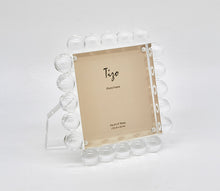 Load image into Gallery viewer, Acrylic Frame w/Clear Bubbles 5x7
