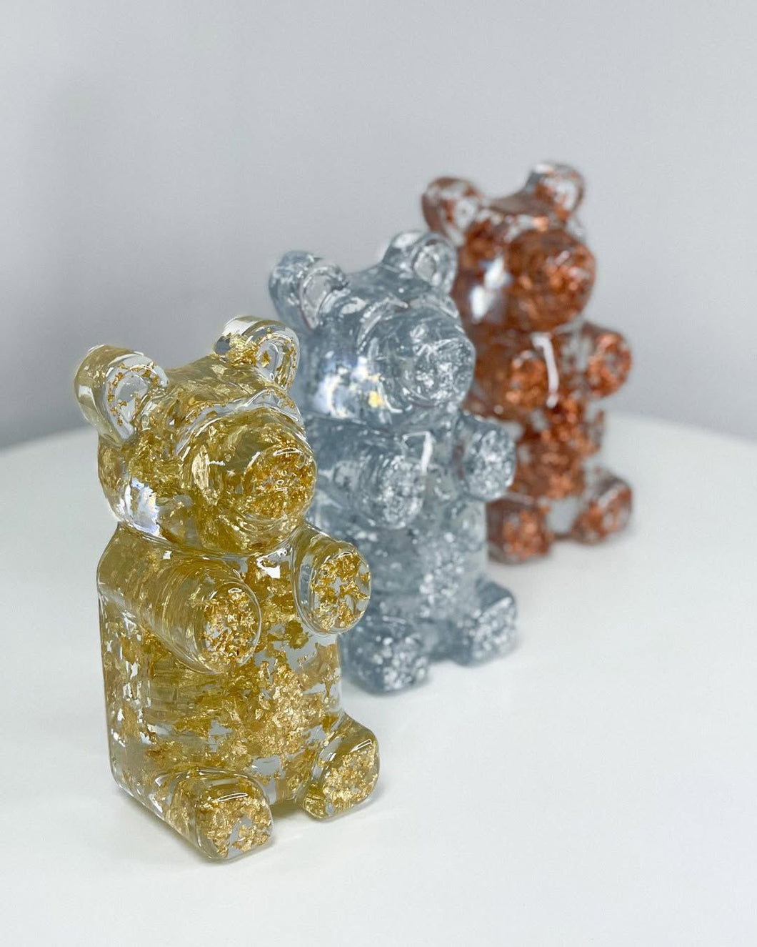 Yummy & Sparkly Gold Gummy Bear