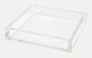 Clear Lucite Tray 7x7