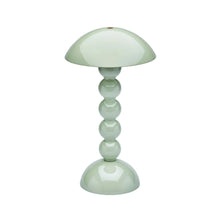 Load image into Gallery viewer, Sage Lacquer Rechargeable Bobbin LED Lamp
