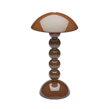 Load image into Gallery viewer, Chocolate Lacquer Rechargeable Bobbin LED Lamp
