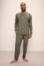 Load image into Gallery viewer, Henry TENCEL™ Modal Long PJ Set - Moss
