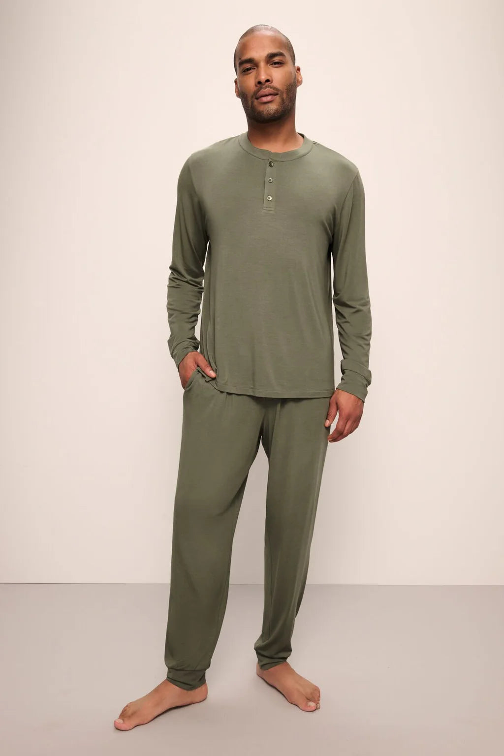 Henry TENCEL™ Modal Long PJ Set - Moss