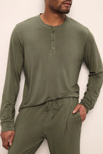 Load image into Gallery viewer, Henry TENCEL™ Modal Long PJ Set - Moss
