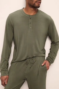 Henry TENCEL™ Modal Long PJ Set - Moss