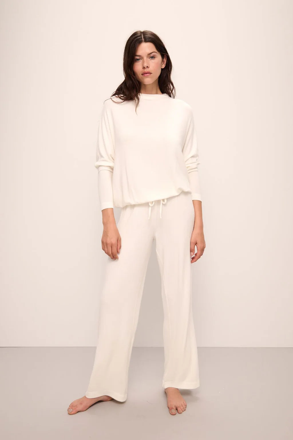 Cozy Time Wide Pant- Ivory