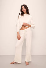 Load image into Gallery viewer, Cozy Time Wide Pant- Ivory
