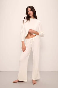 Cozy Time Wide Pant- Ivory