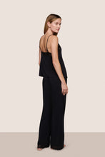 Load image into Gallery viewer, Lara TENCEL™ Modal Cami &amp; Pant PJ Set Black
