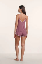 Load image into Gallery viewer, Frida TENCEL™ Modal Cami &amp; Shortie Short PJ Set Fig/Ivory
