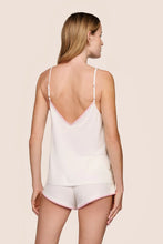 Load image into Gallery viewer, Frida TENCEL™ Modal Cami &amp; Shortie Short PJ Set Ivory/Pink Nectar
