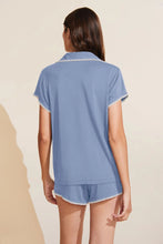 Load image into Gallery viewer, Frida TENCEL™ Modal Shortie Short PJ Set - Wedgewood Blue/Ivory
