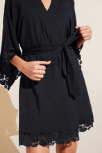 Load image into Gallery viewer, Naya TENCEL™ Modal Robe - Black
