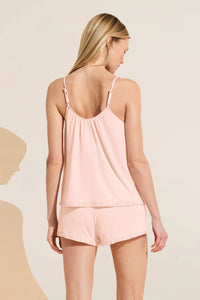 Gisele TENCEL™ Modal Ruffle Cami & Shortie Short Set Petal Pink