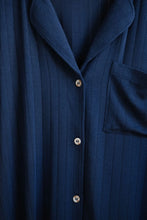 Load image into Gallery viewer, Gisele TENCEL™ Modal Rib Long PJ Set Navy
