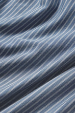 Load image into Gallery viewer, Gisele Printed TENCEL™ Modal Relaxed Short PJ Set Duo Stripe Slate Blue/Ivory
