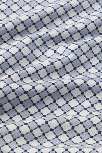 Gisele Printed TENCEL™ Modal Long PJ Set Geo Sphere Gray Dawn/Navy