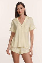 Load image into Gallery viewer, Gisele TENCEL™ Modal Relaxed Short PJ Set Buttercream/Ivory
