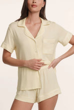 Load image into Gallery viewer, Gisele TENCEL™ Modal Relaxed Short PJ Set Buttercream/Ivory
