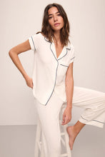 Load image into Gallery viewer, Gisele TENCEL™ Modal Short Sleeve Cropped PJ Set
