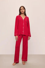 Load image into Gallery viewer, Gisele TENCEL™ Modal Long PJ Set-Haute Red/Ivory
