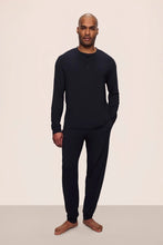 Load image into Gallery viewer, Henry TENCEL™ Modal Long PJ Set Black
