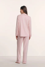 Load image into Gallery viewer, Gisele TENCEL™ Modal Long PJ Set Pale Pink/Fig
